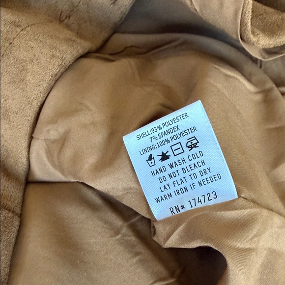 ANWND Women's Brown Faux Suede Boxy Shirt Jacket Sz M - Picture 13 of 13